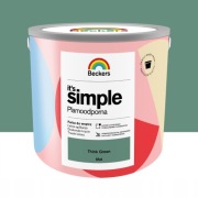 Beckers It's Simple THINK GREEN mat 2,5L farba plamoodporna