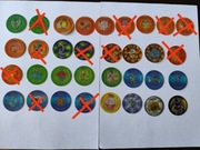 Pokemon Tazo 3D seria 2 set 1