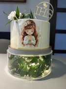 Akrylowy Stojak na tort NOWY podklad 4 szt 