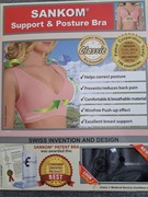 Biustonosz wspierający i poprawiający postawę