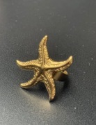 Pierścionek w kolorze złotym gold star gwiazda vintage summer