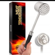 TŁUCZEK DO MIĘSA MŁOTEK METALOWY CIĘŻKI ZE STALI DWUSTRONNY