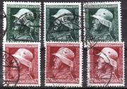 DR, Mi 569-570Y, 2 znaczki stemplowane bez kleju i podlepki