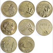 2 zł 1999 - 2009 r. **8 szt - Kpl. Monet z Serii "POLSKA DROGA DO WOLNOŚCI"