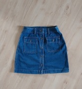 GAP denim spódnica rozpinana, 100% bawełna, rozm. 4 (S)