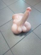 Gumowy penis 18 cm 