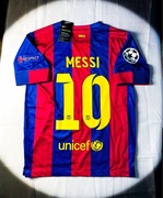 (M) Leo Messi #10 Barcelona Retro Domowa Koszulka Liga Mistrzów 2014/15