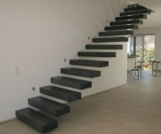 Schody stalowe , loft, podwiezane, samonośne 