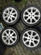 4 koła 16 cali do Peugeota z oponami Falken 195/50R16 ZIEX ZE310 