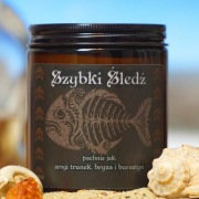 Zapachowa świeca sojowa fantasy Gothic 2 Noc Kruka 'Szybki Śledź' - 250ml 