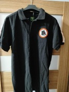 Copa As Roma Koszulka polo czarna XL bawełna męska