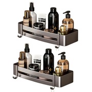 Zestaw 2 półek narożnych do prysznica – Organizer łazienkowy