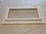 Rama, Ramka : obraz, lustro, fotografia, drewno, lakier biała, 51,5x31,5 cm