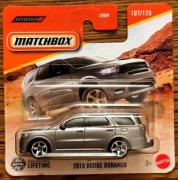 MATCHBOX 2025 MODEL AUTKO 2018 DODGE DURANGO 107/125 2025 NOWY JLH54 