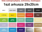 1szt ARKUSZ 29x20cm folia samoprzylepna ochronna maskująca