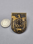 ODZNAKA ŁOWIECKA - HUBERTUS WĘGROWSKI 2018