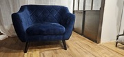 Piękny duży welurowy fotel
