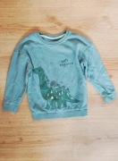 Bluza khaki z dinozaurem rozmiar 110/116