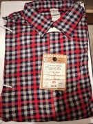 Koszula flanelowa robocza z PRL WÓLCZANKA Wieruszów 