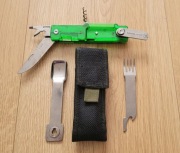 Sztućce podróżne Scyzoryk John Deere