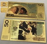 Złoty Banknot Święty Jan Paweł II 13 Maj 1981 Ali Agca Rocznica  