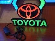 Lampka LED dekoracyjna – motyw Toyota – podświetlana 3D