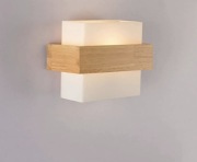 Lampa scienna kinkiert drewniany 