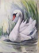 Obraz malowany ręcznie, akryl, 30cm x 40cm.