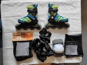 Rolki dziecięce nr 29-34 + ochron. kolana/łokcie