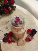 Sól do kąpieli, handmade, róża, różana