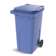 POJEMNIK NA ŚMIECI ODPADY POJEMNIKI 240L NIEBIESKI