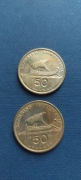 Moneta Grecja 50 drachm 1990