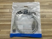 Przedłużacz USB 2.0 AM-AF transparentny z filtrem 1,8m Lanberg nowy