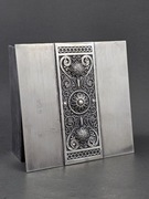 Kaseta puzdro na papierosy Henneberg Warszawa Art Deco lata 30ste