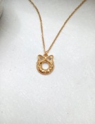 naszyjnik zimowy świąteczny wianek stal nierdzewna chirurgiczna stali