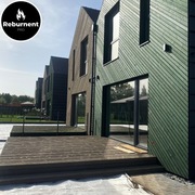 Drewno palone "Shou Sugi Ban" Modrzew/Świerk