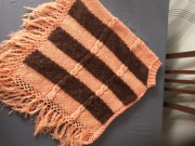 Wełniane poncho- ręcznie robione