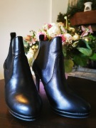 Buty szpilki botki czarne 37 tylko mierzone