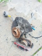 Zwrotnica lewy prawy przód BMW E60 E61 530d wahacze ABS komplet 