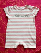 Next Pajacyk krótki rękaw rampers rozm. 62 0-3 M