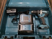 Wiertarko-wkrętarka udarowa Makita DHP484, akumulator+ładowarka+walizka