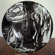 Patera New Look Pikasiak "Wałbrzych Nocą" sygnowana 1960 r. Krzysztof 