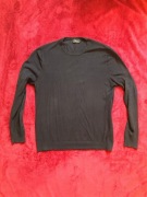 bluza męska ZARA sweterek do koszuli r. L/XL grafitowy