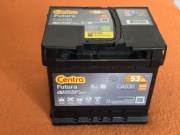 AKUMULATOR CENTRA FUTURA 53AH 540A NOWY MODEL prawy+