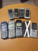 Zestaw telefonów nokia ,sprawne i uszkodzone 