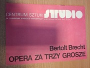 Program Teatr Studio Brecht Opera za trzy grosze  Grzegorzewski Fronczewski