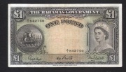 BAHAMY  - 1  FUNT  1953 