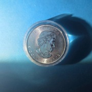 Srebrna moneta Kanadyjski Liść Klonowy 1 uncja 2019