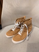 Buty brązowe białe na koturnie Bershka rozmiar 40