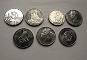Zestaw 7szt. monet. PRL 1970r, 1975r, 1978r, 1979r.1081r. 1990r.